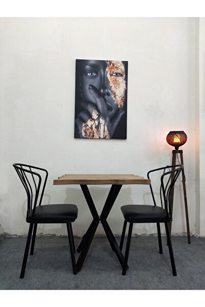 MRD Design Çam Ahtapot Ayak Yemek, Mutfak, Salon Masa Ve 2 Adet Güneş Sandaly...