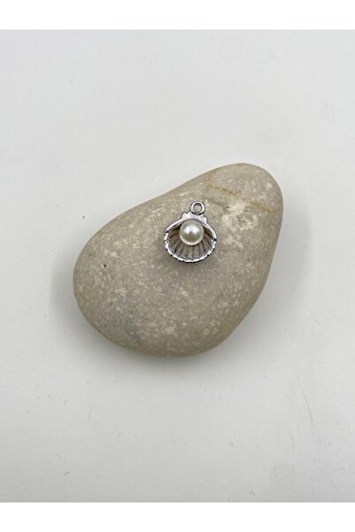 takitokaciniz Gümüş kaplama İncili Midye Kolye Küpe Aparatı