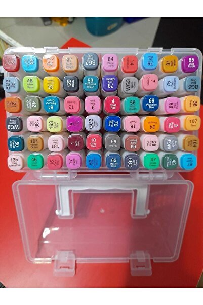 Pai Gebzeli Artist Çift Uçlu Marker Kalem Seti 60lı Özel Kutusunda