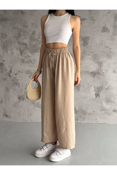 Butik Casual Ayrobin Trousers with Elastic Waist