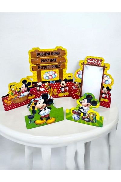 Mickey Mouse 5-piece Table Top Party Ornament Set