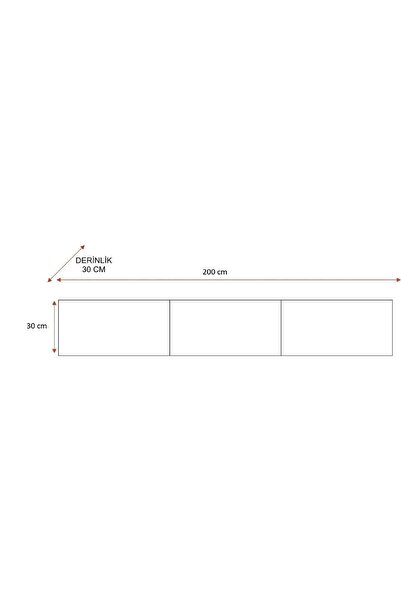 Decoroys Lavınya Tv Ünitesi 200 cm