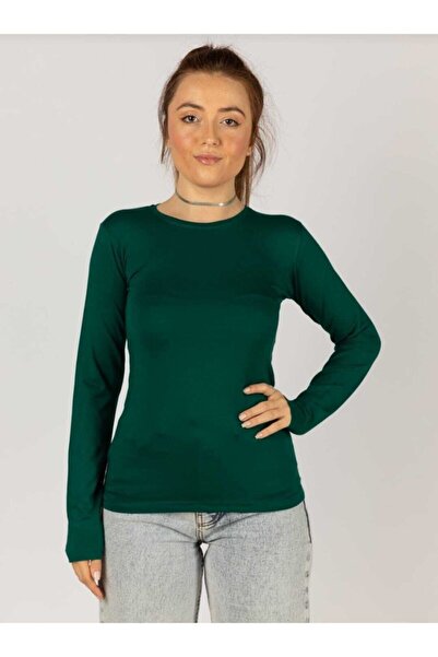 BLUEMOOR Women's Long Sleeve Crew Neck Body