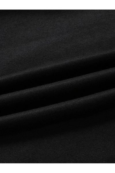 Touz Moda Φούτερ με μαύρη κουκούλα Liberty Printed