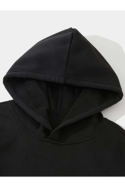 Touz Moda Світло-сірий худі з капюшоном і принтом Atlas