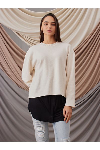 Femple Modest Μαύρο ελαφρύ Hijab Oval Base Concealer - Στρογγυλό κάλυμμα γοφών