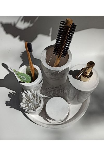 Ture Concept Marble Look Bathroom Set
