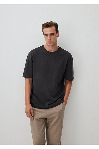 Mavi Ανθρακί Χρώμα Basic T-Shirt