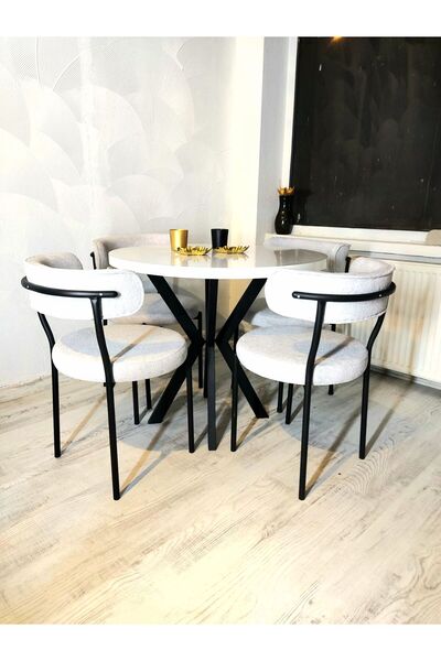 abbaatölye Mavera Teddy Sandalye Masa Takımı