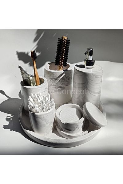 Ture Concept Marble Look Bathroom Set