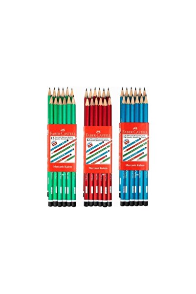 Faber Castell مجموعة أقلام رصاص خشبية مكونة من 144 قطعة - زاوية مرجانية HB