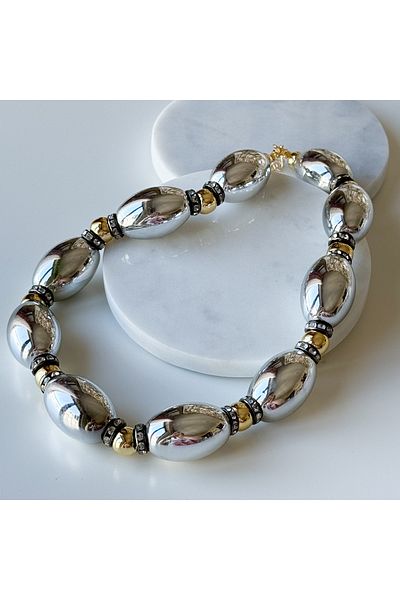 CHARMLUCKY Mix Almond Necklace