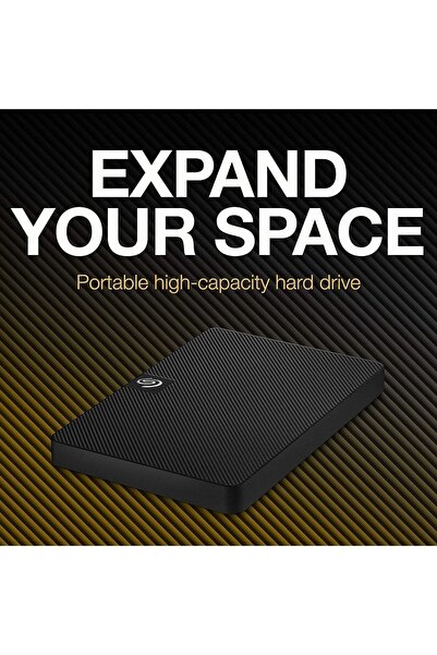 Seagate قرص صلب محمول خارجي سعة 1 تيرابايت مقاس 2.5 بوصة USB3.0 باللون الأسود