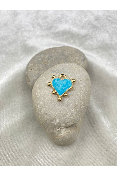 takitokaciniz Gold Kaplama Mineli Kalp Kolye Küpe Aparatı