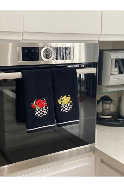 Nur Homing Damalı Demlik Havlu 2'li