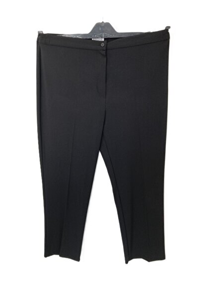 Epique Wear بنطلون نسائي مقاس كبير - قماش بخصر مطاطي