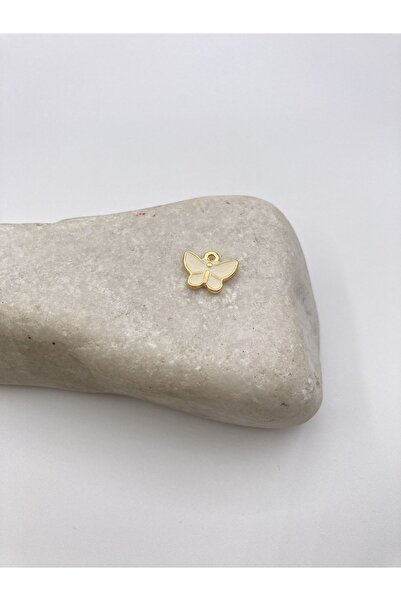takitokaciniz Altın Kaplama Mineli Kelebek Kolye Küpe Aparatı