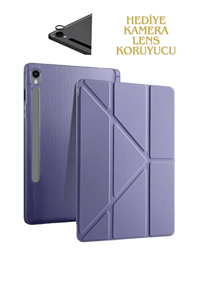 Fogy Galaxy Tab S10 Lite/S10 Fe/S9 Fe Uyumlu Kılıf Tri Folding Kalem Bölmeli ...