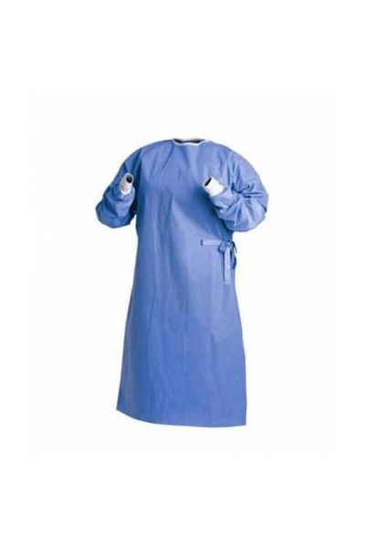 Medical Peeling مريلة للمرضى بأكمام طويلة للاستعمال مرة واحدة