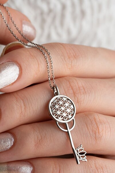 Silvano Jewelry 925 Ayar Gümüş Anahtar Kolye