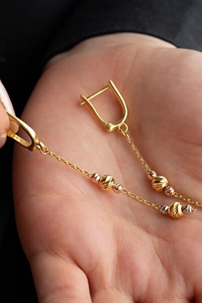 Silvano Jewelry 925 Ayar Gümüş Sallantılı Dorika Küpe