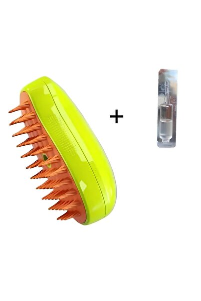 vet advice Buharlı Tüy Fırçası + bit pire uzaklaştırıcı bitkisel damla