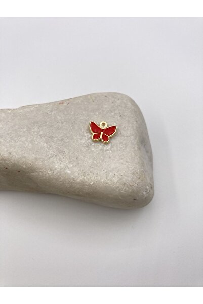 takitokaciniz Altın Kaplama Mineli Kelebek Kolye Küpe Aparatı