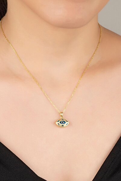 Silvano Jewelry 925 Ayar Gümüş Damla Göz Kolye