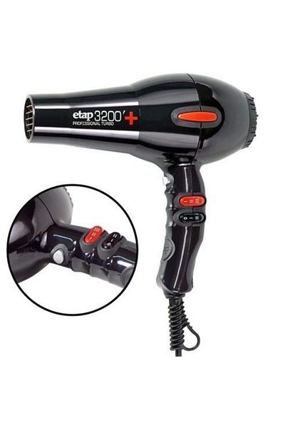 Etap 3200 Professional Series 2400 W Blow Dryer, Black