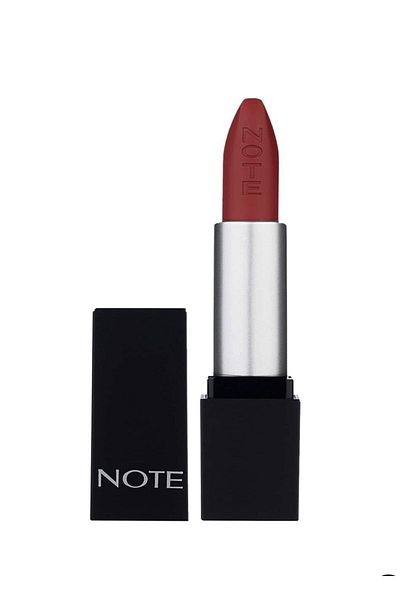 NOTE Mattever Lipstick 18 Heartbeat Red Semi Matte Satin Finished Lipstick - Red Brown