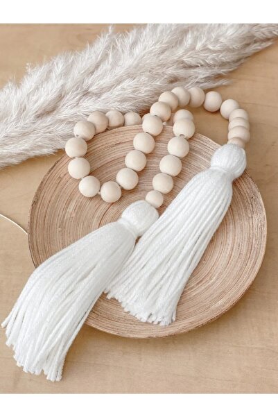 Genel Markalar Ahşap Boncuk Tespih Dekoratif Hediyelik Sunumluk Ev Dekorasyonu