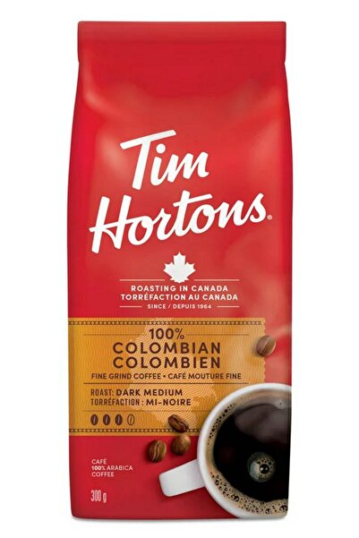 Tim Hortons كندا الأصلية - قهوة محمصة متوسطة - كولومبيا - كولومبيا 300 جرام