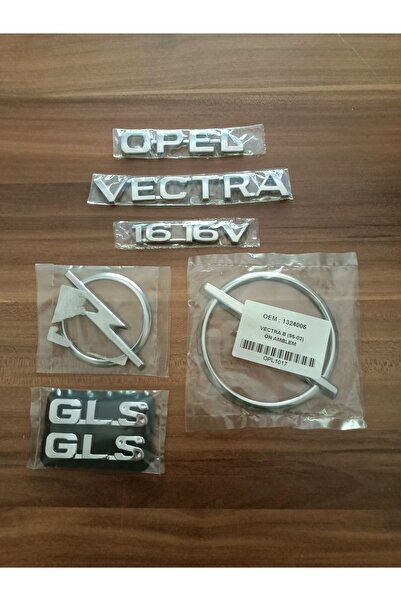 Passenger Car Oto Yedek Parça OPEL VECTRA 1.6_16V BAGAJ YAZISI VECTRA B ÖN AR...