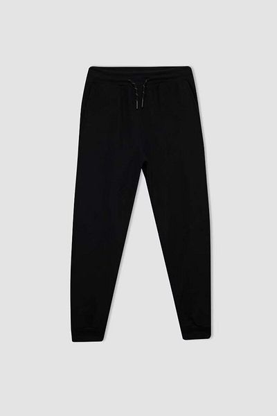 DeFacto Boy's Black Jogger Sweatpants - Ελαστική μέση και τσέπες 25k801t01287