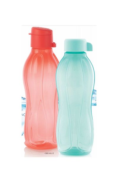 Tupperware Eco Bottle Water Bottle 500 Ml (Set of 2)