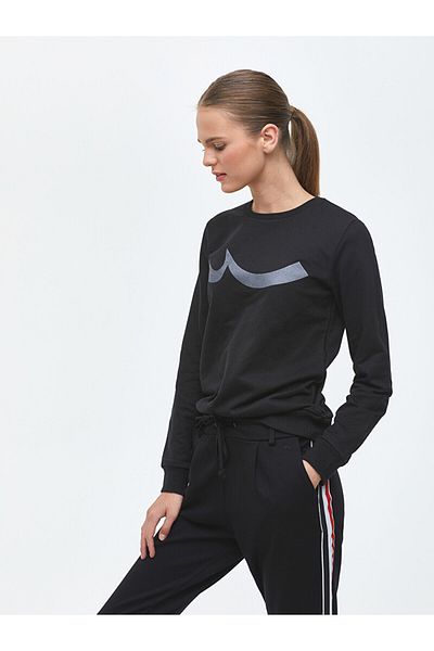 Ltb Women's BLACK SWEATSHIRT 0112081203607690000