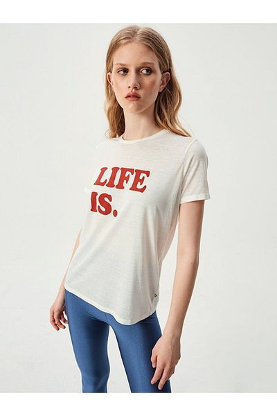 Ltb Crew Neck - White T-Shirt