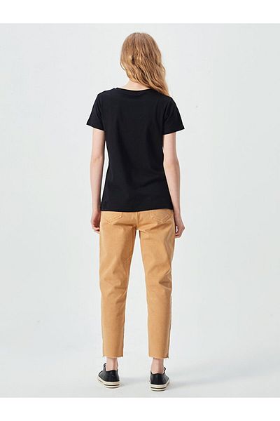 Ltb Women's BLACK T-SHIRT 012218037561430000