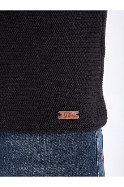 Ltb Чорний светр з довгим рукавом