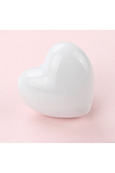 kralkulp 10 Pcs White Heart Handle, Furniture Handle
