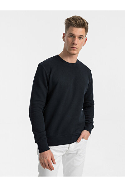 Ltb طاقم الرقبة البلوز الأزرق الداكن