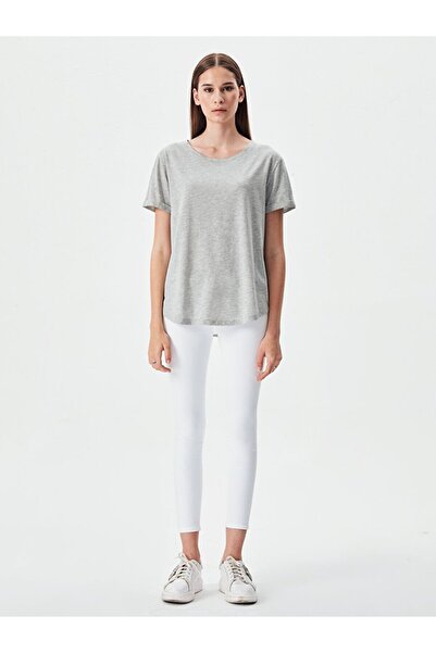 Ltb Round Neck Gray T-shirt