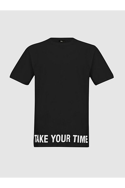 Ltb Slogan Printed Black T-shirt