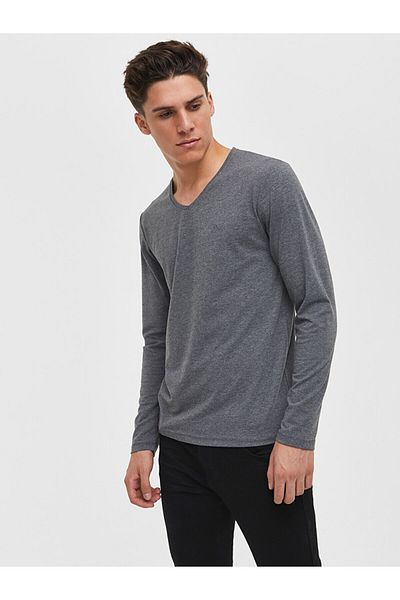 Ltb V-Neck Anthracite Sweatshirt