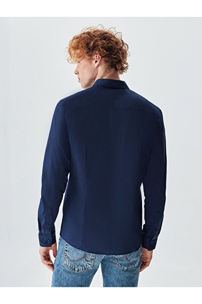 Ltb Hosszú ujjú sötétkék ing