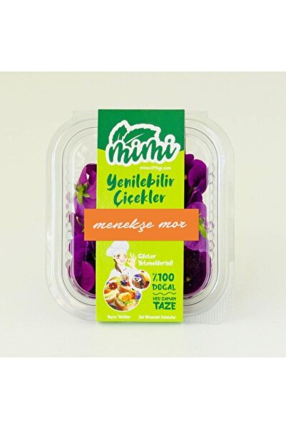 Mimi Çiftliği Mor Menekşe Yenilebilir Çiçekler 30luPaket