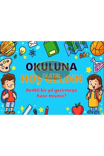 MOD WELCOME TO SCHOOL BANNER 70X100 CM 1stCLASS