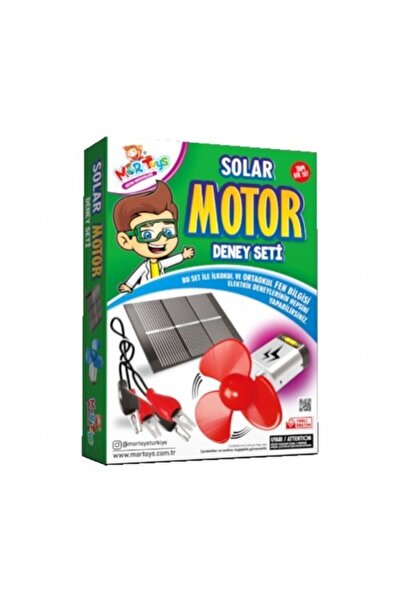 Okul Materyali Solar Motor Deney Seti