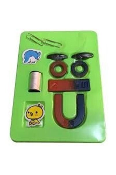 Elif İş Eğitim مجموعة ألعاب المغناطيس مجموعة المغناطيس مجموعة تجربة المغناطيس...