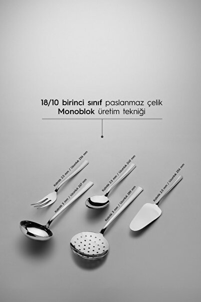 Nehir Katre Sade 12 Kişilik 89 Parça Deri Kutulu Çatal Kaşık Bıçak Takımı